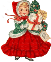 Y.A.M._New year Christmas girl - Free PNG