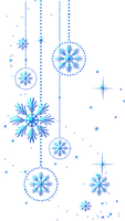 Y.A.M._Winter Snowflakes Decor - 免费PNG