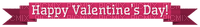 Kaz_Creations Valentine Deco Love Text Banner - PNG gratuit