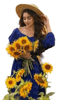 Tournesol.Sunflower.Femme.Woman.Victoriabea - Free PNG