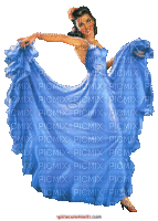 woman long dress bp - Бесплатный анимированный гифка