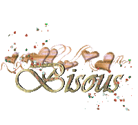 bisous coeur - Darmowy animowany GIF