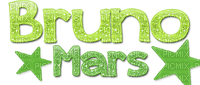 Kaz_Creations Bruno Mars Logo Text - PNG gratuit