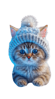 chats hiver - gratis png