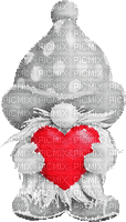 soave deco valentine animated gnome heart - GIF animate gratis