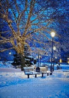 Background Winter Night - PNG gratuit