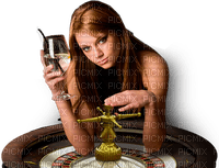 Kaz_Creations Woman Femme Roulette Gambling Casino - nemokama png