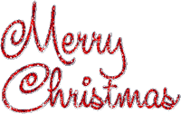Text Merry  christmas - Безплатен анимиран GIF