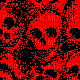 emo skulls - Бесплатный анимированный гифка