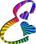 Kaz_Creations Alphabets Colours Letter  E - GIF animate gratis