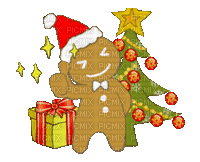 gingerbread  gif Christmas noel - GIF animé gratuit