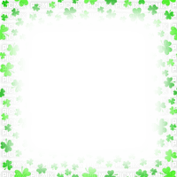 Clovers.Frame.Green.White - KittyKatLuv65 - δωρεάν png
