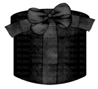 Kaz_Creations Black Deco Gift Present Ribbons Bows Colours - PNG gratuit