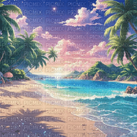 summer background anime by springtimes - PNG gratuit
