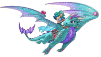 dragon bleu - png ฟรี