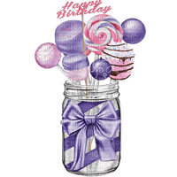 kikkapink lollipop birthday deco - PNG gratuit