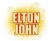 Kaz_Creations Elton John Singer Music Logo Text - zadarmo png