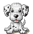 Gefleckter Hund - GIF animado gratis