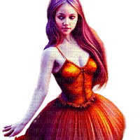 kikkapink autumn ballerina fantasy - png gratis