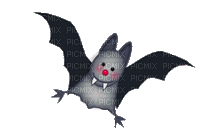 bats gif halloween chauves souris - GIF animé gratuit