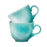 Kaz_Creations Blue Deco Cups Colours - gratis png