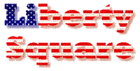 Kaz_Creations Logo Text Liberty Square - Безплатен анимиран GIF
