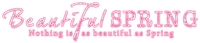 Beautiful Spring.Text.Pink - ilmainen png