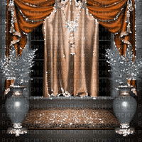 dolceluna animated spring background curtains - GIF เคลื่อนไหวฟรี