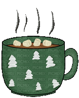 Christmas Coffee - GIF animé gratuit