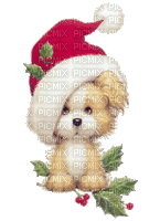 Kaz_Creations Animals Animated Christmas Dog Pup - Free animated GIF