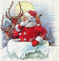 Weihnachtsmann, vintage - PNG gratuit