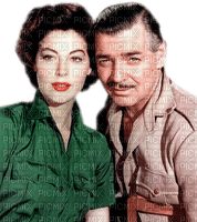 Ava Gardner,Clark Gable - Free PNG