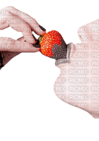woman strawberry bp - PNG gratuit
