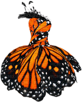 Kaz_Creations Butterfly Dress - png grátis