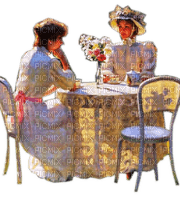 Rena Teatime Vintage Women Frauen - zdarma png