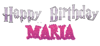 Happy Birthday Maria - 免费PNG