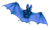 Gothic Blue Bat png - bezmaksas png