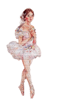 dolceluna girl ballerina painting - png gratis