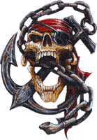 goth skull deco