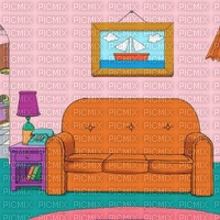 The Simpsons - Living Room - nemokama png