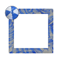 Small Blue Frame - GIF animasi gratis