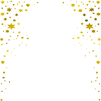 gold stars (created with gimp) - Free animated GIF