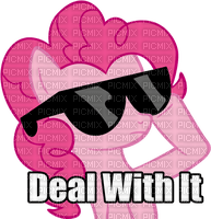 pinky pie deal with it - Free PNG