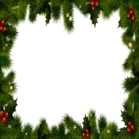 pine tree frame cadre sapins noel - δωρεάν png