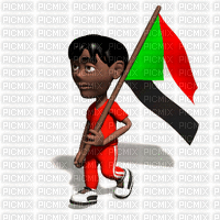 علم السودان - Zdarma animovaný GIF