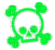 emo skull - Animovaný GIF zadarmo