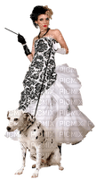 dolceluna woman dog - PNG gratuit