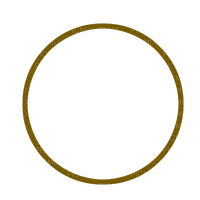 Frame Frames Circle Gold JitterBugGirl - Free PNG