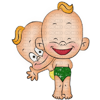 Kaz_Creations Funny Cartoon Babies Friends - безплатен png