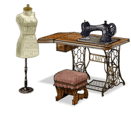 vintage sewing machine bp - png gratis